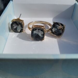 Size 9 Ring And Gorgeous Earring Set
